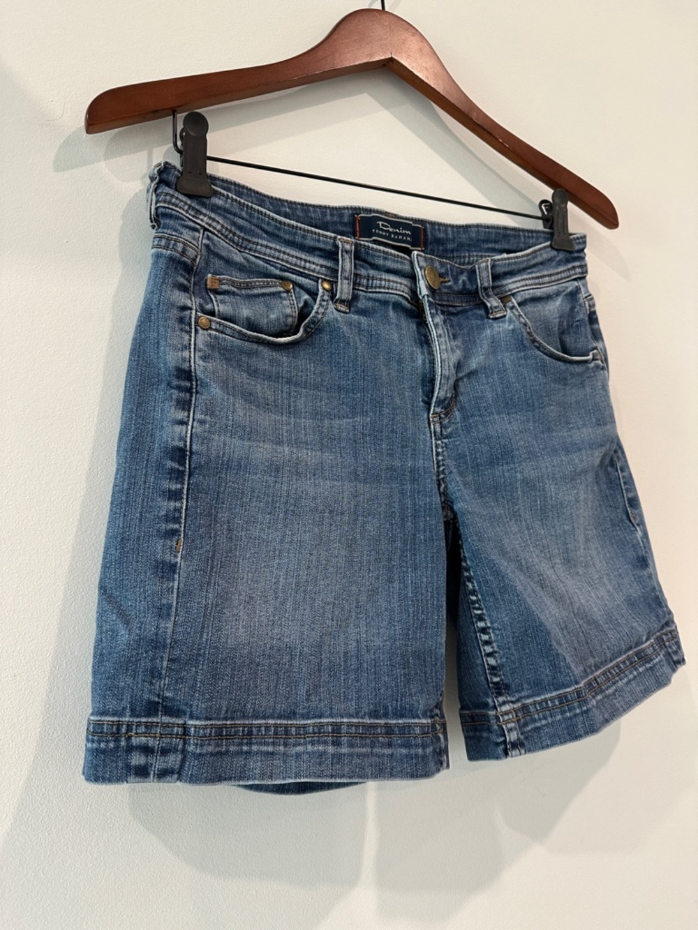 Tommy Bahama Denim Bermuda Shorts - Blue Wash - Picture 2 of 8